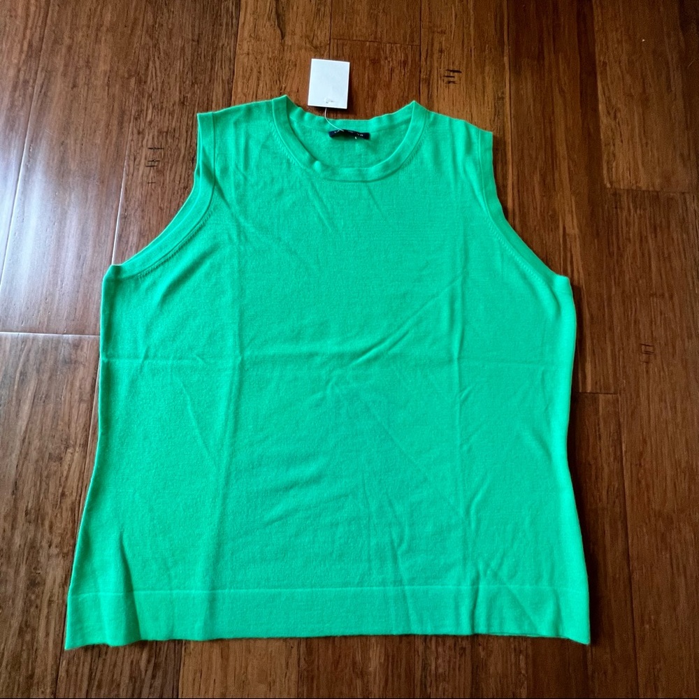 NWT Lands’ End Sleeveless Cashmere Sweater